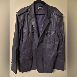 Hause of Howe Cowboy Punk Jacket Blazer Black Size 46 Vintage English Mens